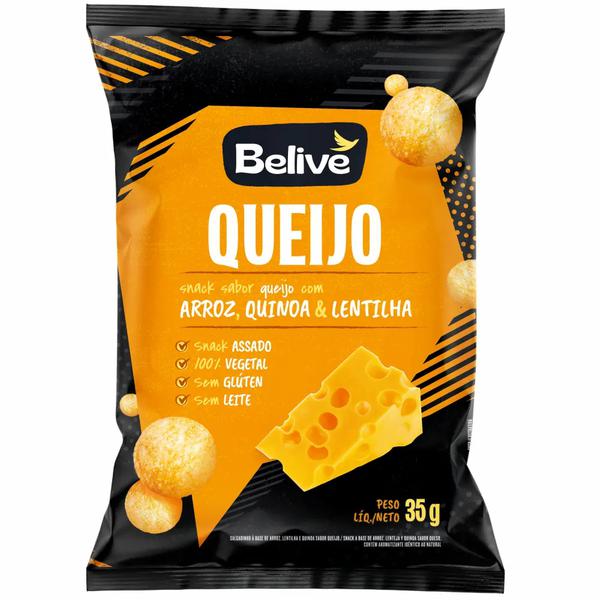 Salgadinho Belive S/ Gluten 35g Queijo