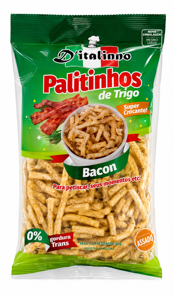 Salgadinho Ditaliane 140g Bacon