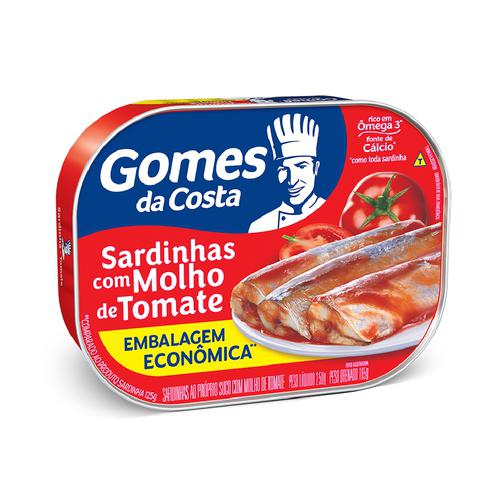 Sardinha Gomes da Costa 250g Molho Tomate