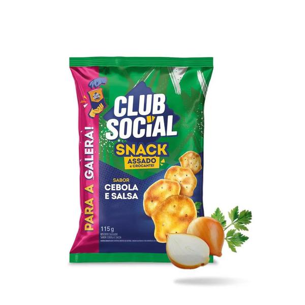 Snack Club Social 115g Cebola Salsa