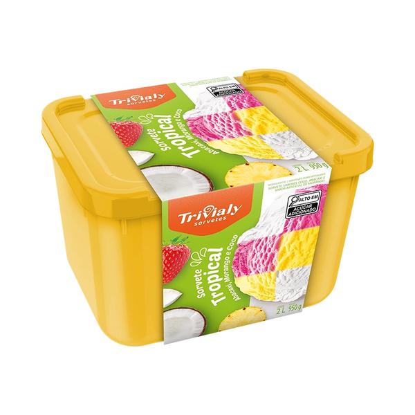 Sorvete Trivialy 2l Tropical