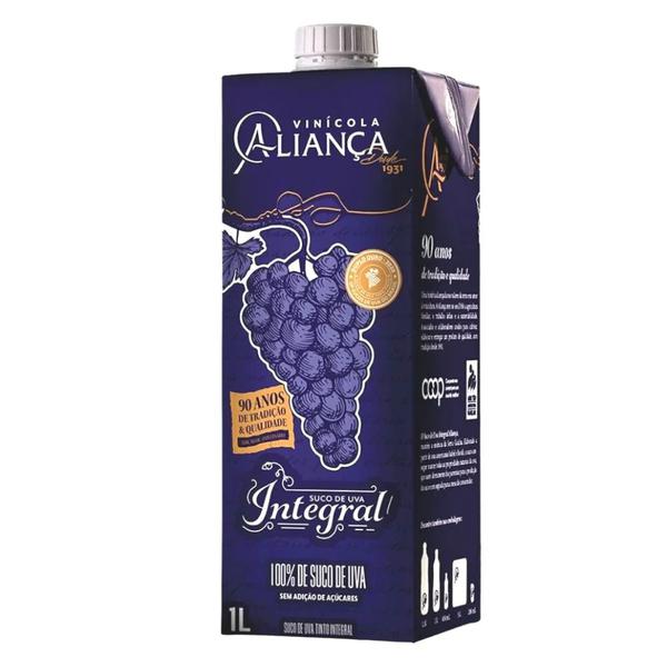 Suco Alianca 1l Uva Tinto Integral