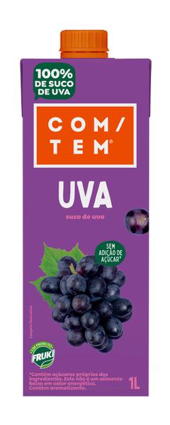 Suco Com/Tem 100% 1l Uva