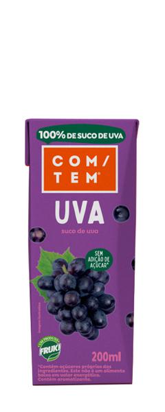 Suco Com/Tem 100% 200ml Uva