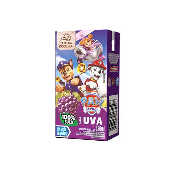 Suco Misto Patrulha Canina 180ml Uva