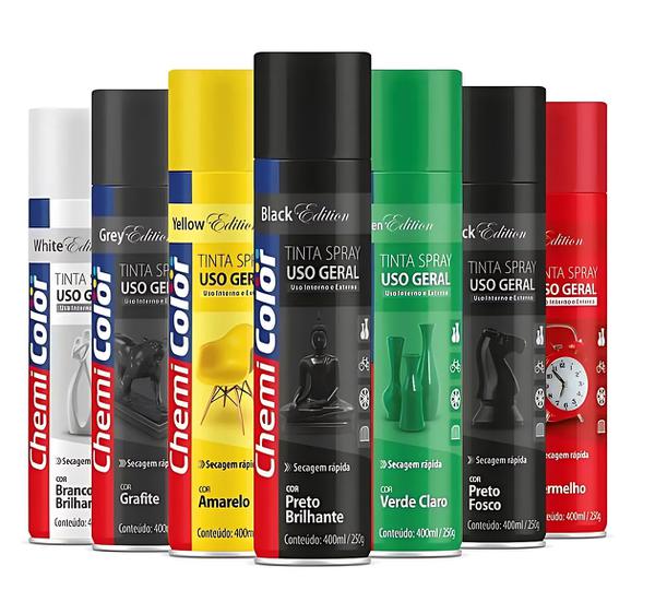 Tinta Spray ChemiColor 400ml Cores