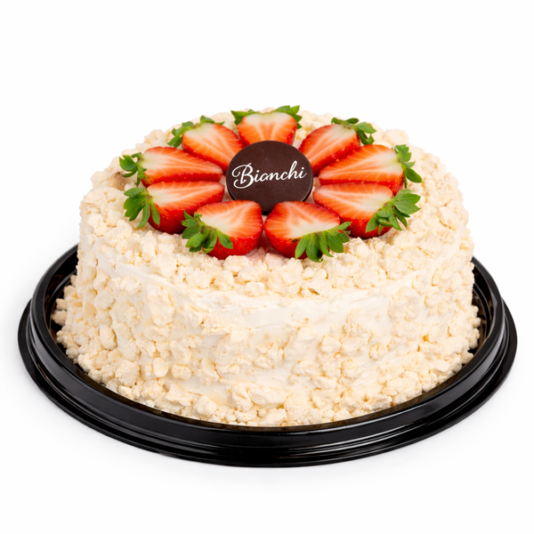 Torta Morango Nata e Merengue