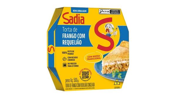 Torta Sadia 500g Frango C/ Requeijao
