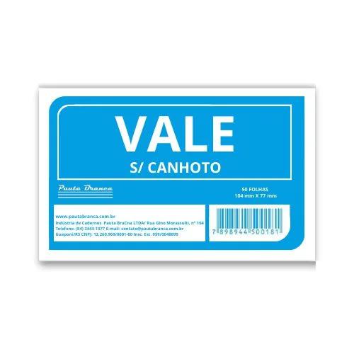 Vale Pauta Branca 50fls s/canhoto
