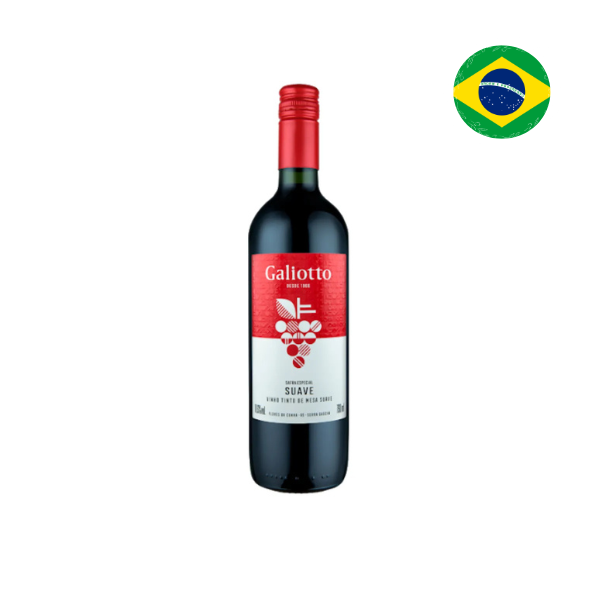 Vinho Galiotto 1l Tinto Suave