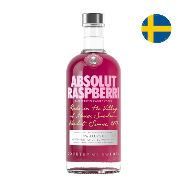 Vodka Absolut 750ml Raspeberry