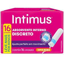 ABSORVENTE INTERNO INTIMUS SUPER 16UN