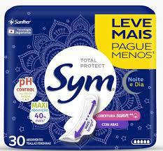 Absorvente Sym Noite e Dia SV C/Abas 30UN