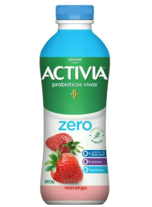 Activia Liq Zero Morango 800G