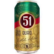 Aguardente de Cana 51 Ouro LT 350ML