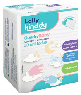 Algodao Quadrado Quadry Baby 50UN