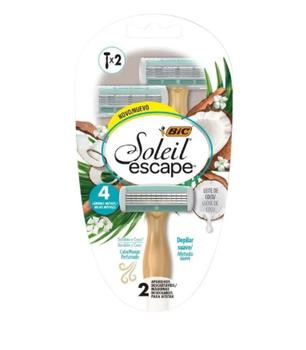 AP Barbear Bic Soleil Sandalo e Coco 2UN