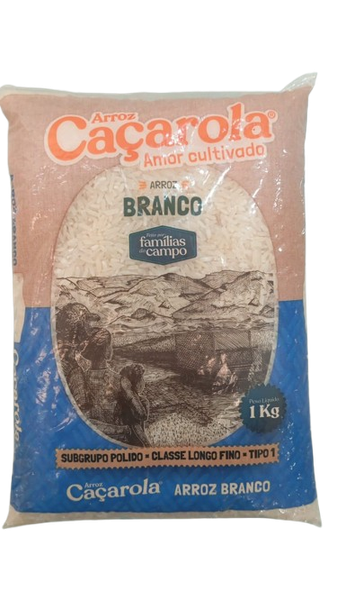 Arroz Cacarola Branco 1KG