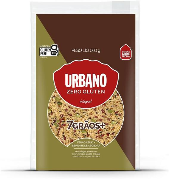Arroz Urbano 7 Graos/Feijao Azuki/S.Abobora 500G