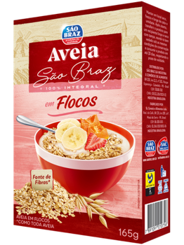 Aveia em Flocos Sao Braz 165G