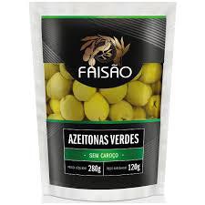 Azeitona Verde Faisao S/Caroco Pouch 80G