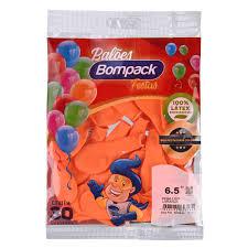 Balao Bompack Laranja 6,5 30UN