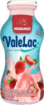 Bebida Lactea Valelac Morango 180G