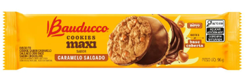 Bisc Bauducco Cookies Maxi Caramelo Salg 96G