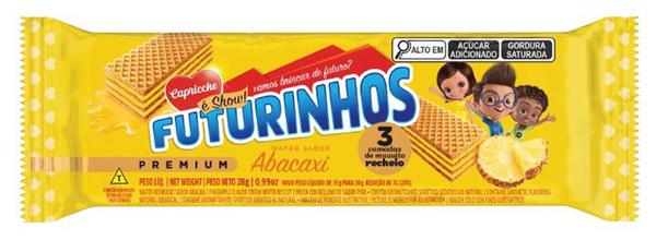 Bisc Futurinhos Wafer Abacaxi 28G