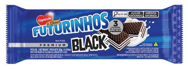 Bisc Futurinhos Wafer Black 28G