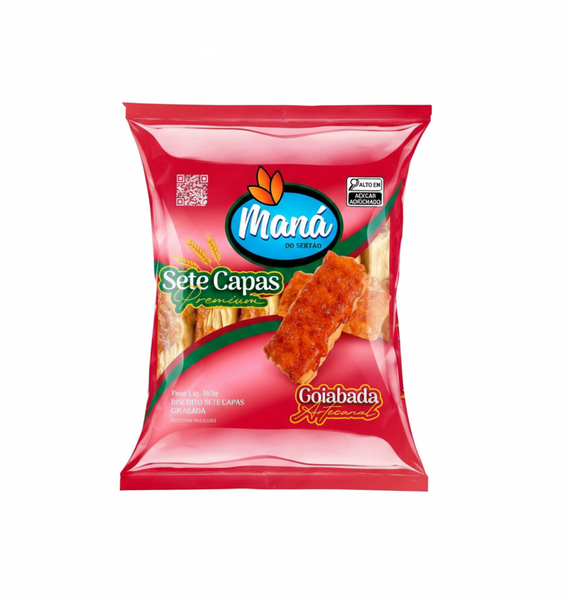 BISC MANA FOLHADO GOIABADA PREMIUM 165G