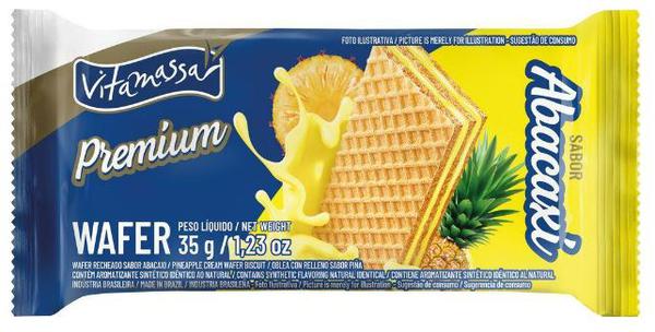 Bisc Premium Wafer Abacaxi 80G