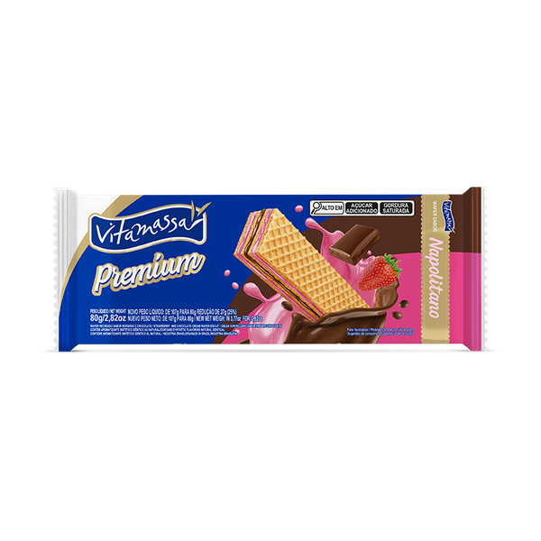 Bisc Premium Wafer Napolitano 80G