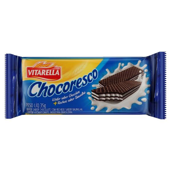 Bisc Vitarella Wafer Chocoresco Baunilha 80G