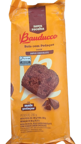 Bolo Bauducco Duplo Chocolate 200G