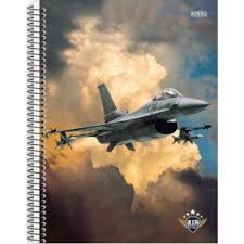 Caderno Air Attack 15 Mat 240FLS 1UN