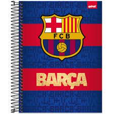 Caderno Barcelona 10 Mat 160FLS 1UN