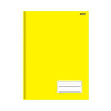 CADERNO BROC KBOM AMARELO 96F 1UN