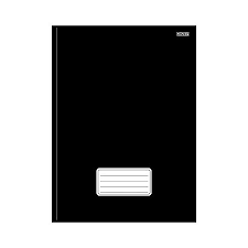 CADERNO BROC KBOM PRETO 96F 1UN