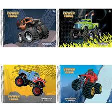 CADERNO CART ESP POWER TRUCK 60F 1UN