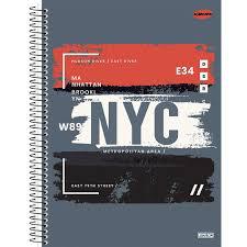 Caderno Kbom Masc 20 Mat 400FLS 1UN