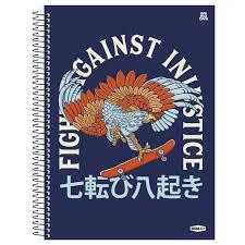 CADERNO UNIV BOM D MASC 10M 160F 1UN