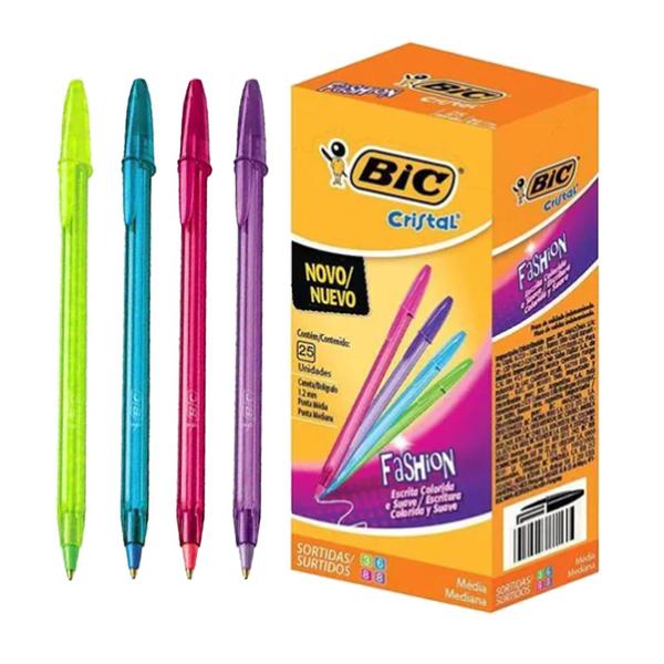 Caneta Bic Shimmers Cores Sortid Blister 6 X 4UN