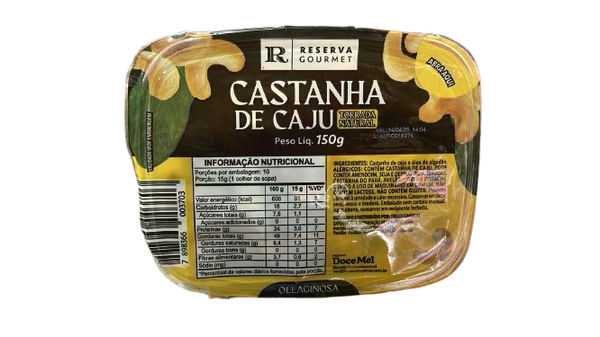Castanha de Caju Reserva Gourmet S/Sal 150G