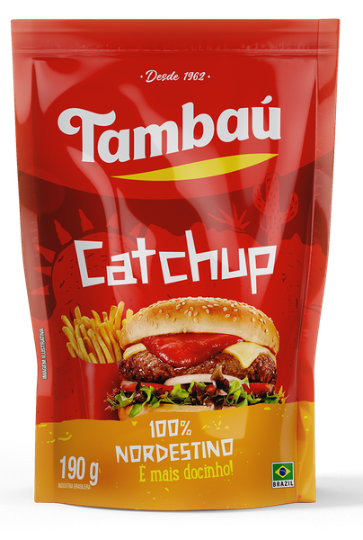CATCHUP TAMBAU 100% NORDESTINO POUCH 190G