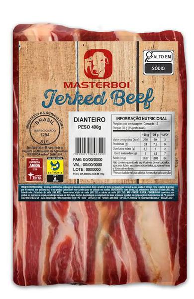 Charque Traseiro Masterboi Jerked Beef 400G