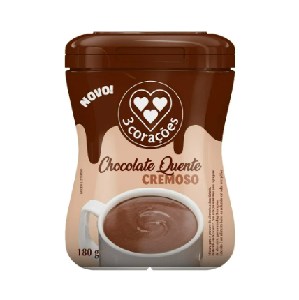 Chocolate Quente 3 Coracoes Pote 180G