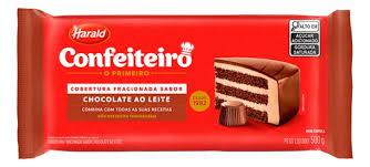 Cobert Harald Confeit ao Leite 500G