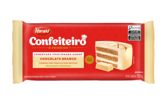 Cobert Harald Confeit Branco 500G