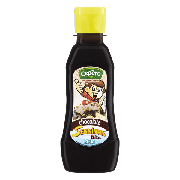 Cobertura p/Sorvete Senninha Chocolate 200G